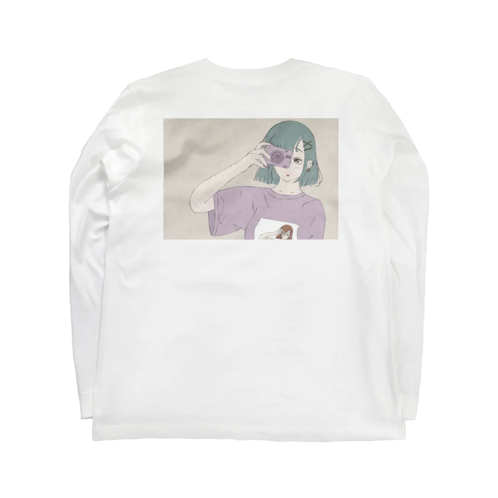 DILETTO DAREの少女とカメラ Long Sleeve T-Shirt :back