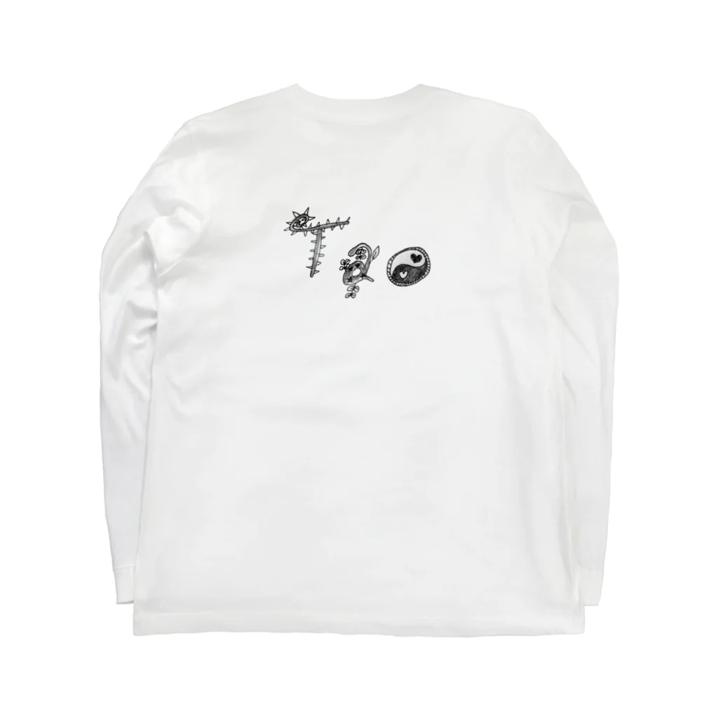 Tsu白ma yukoの☯︎ Tao ☯︎ ロングスリーブTシャツの裏面