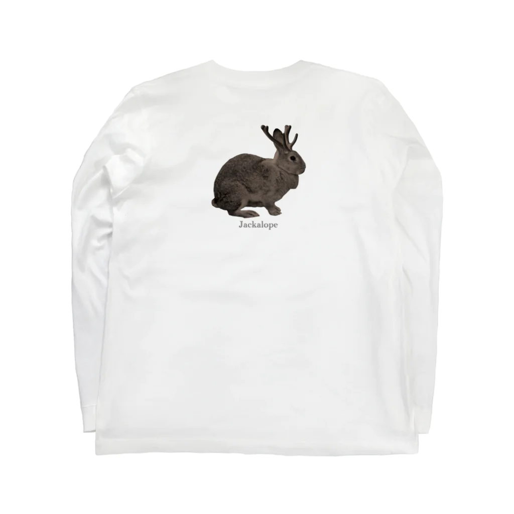 Jackalope Houseの【背面】未確認動物 ロングスリーブTシャツの裏面