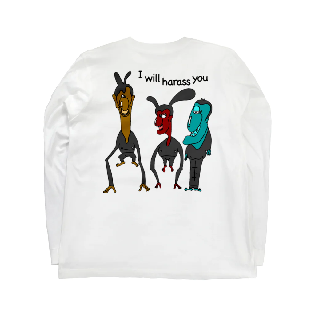 P-nutsのRabbit Colors Threesome Long Sleeve T-Shirt :back