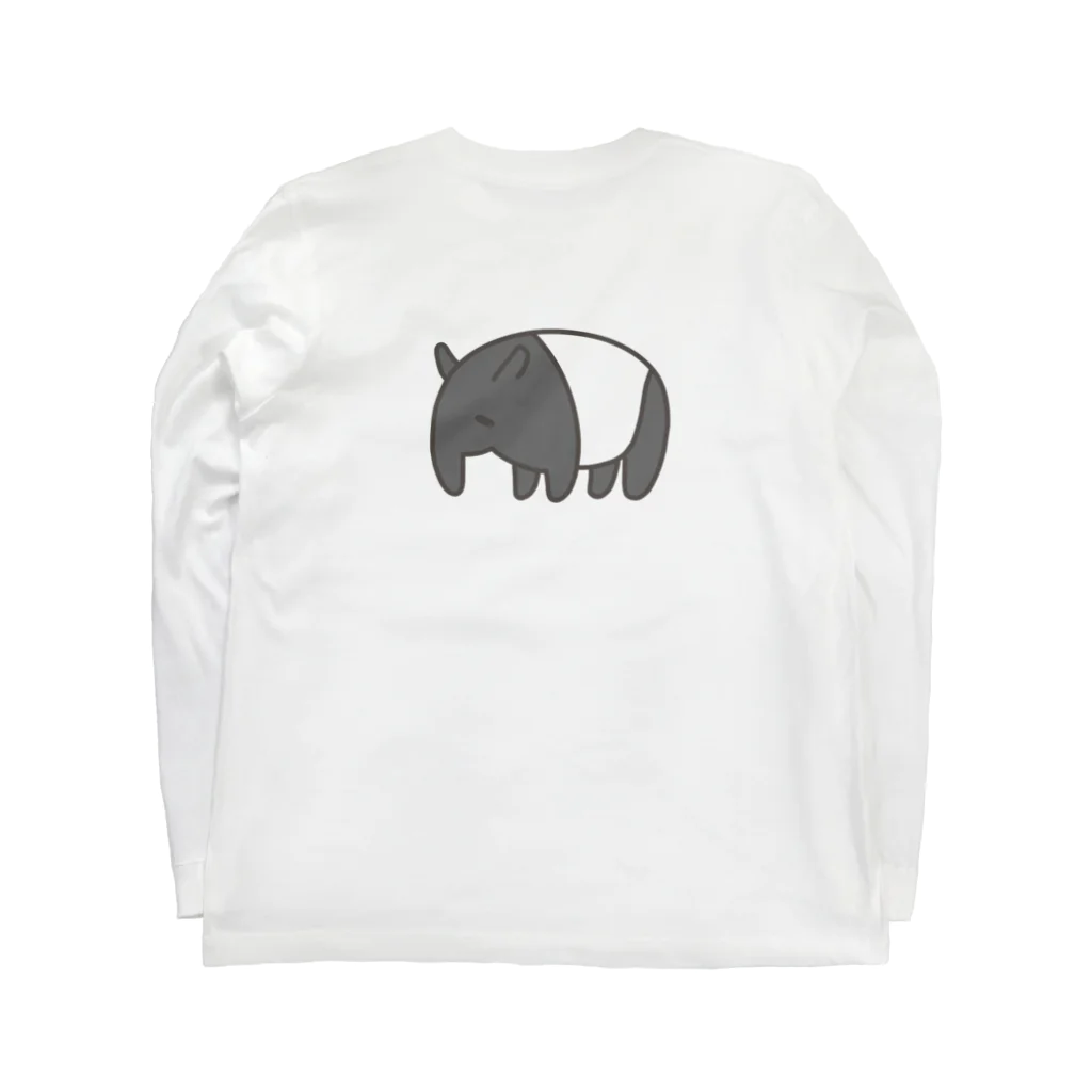 Jackalope Houseの【背面】この夢を Long Sleeve T-Shirt :back