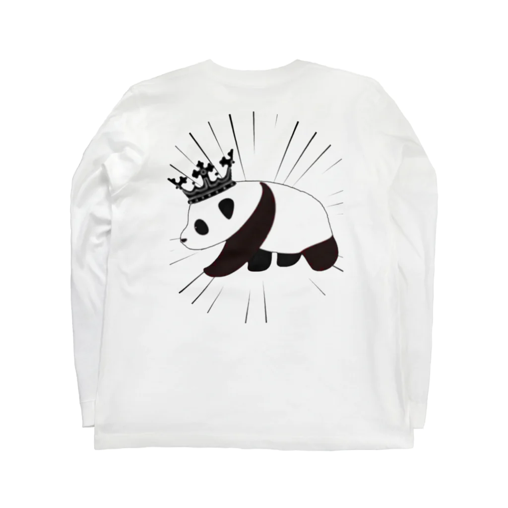 Kikiの気まぐれのKING PANDA -キング パンダ- ロングスリーブTシャツの裏面