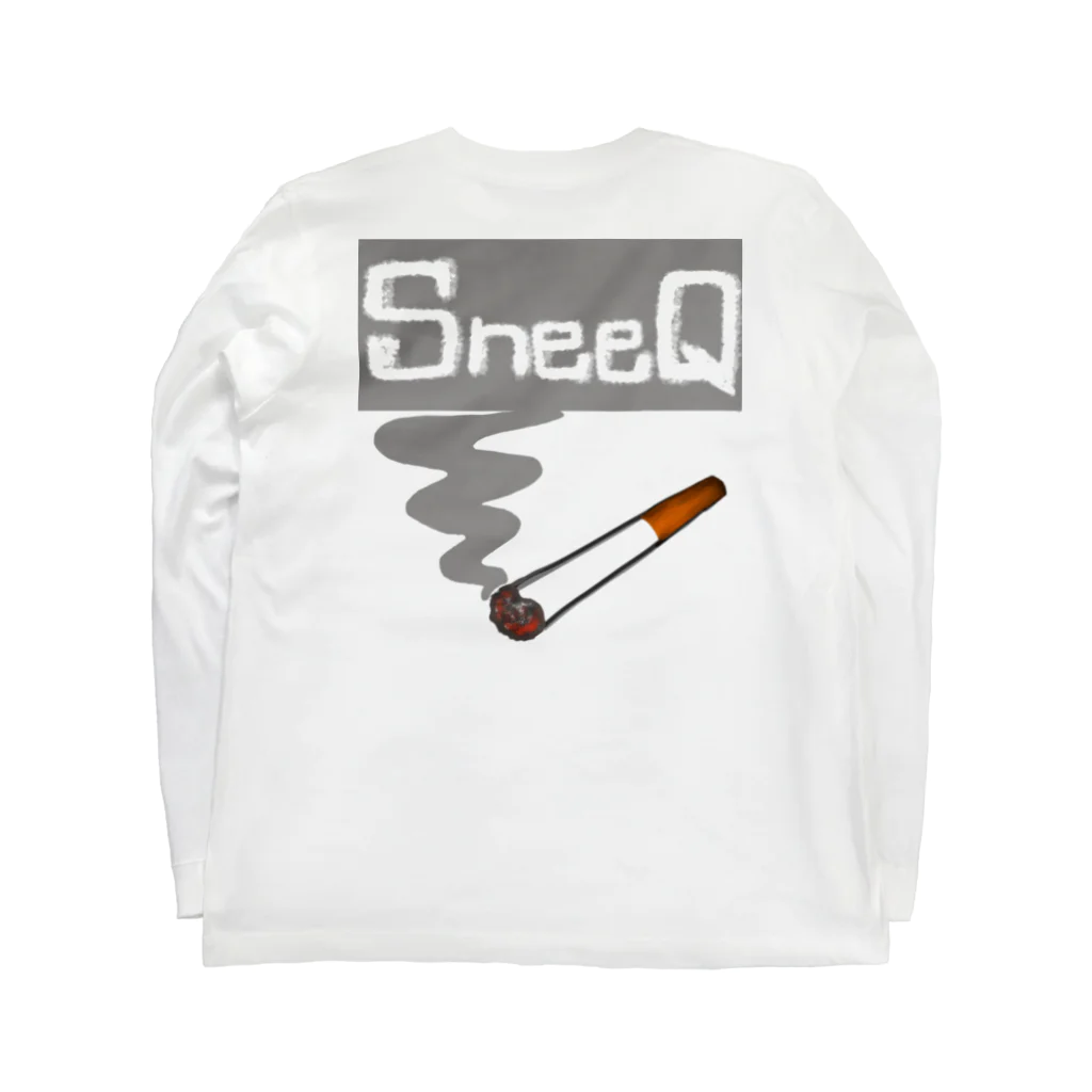 SneeQ 【スネイク】のSneeQ【スネイク】たばこロゴTシャツ ロングスリーブTシャツの裏面