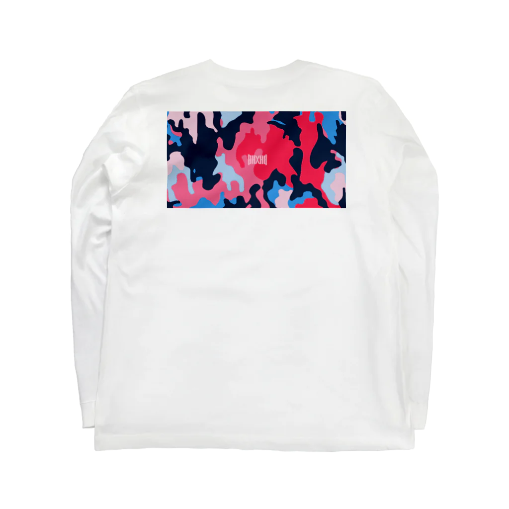 ma-bu×universal design の迷彩（色の組み合わせ） Long Sleeve T-Shirt :back