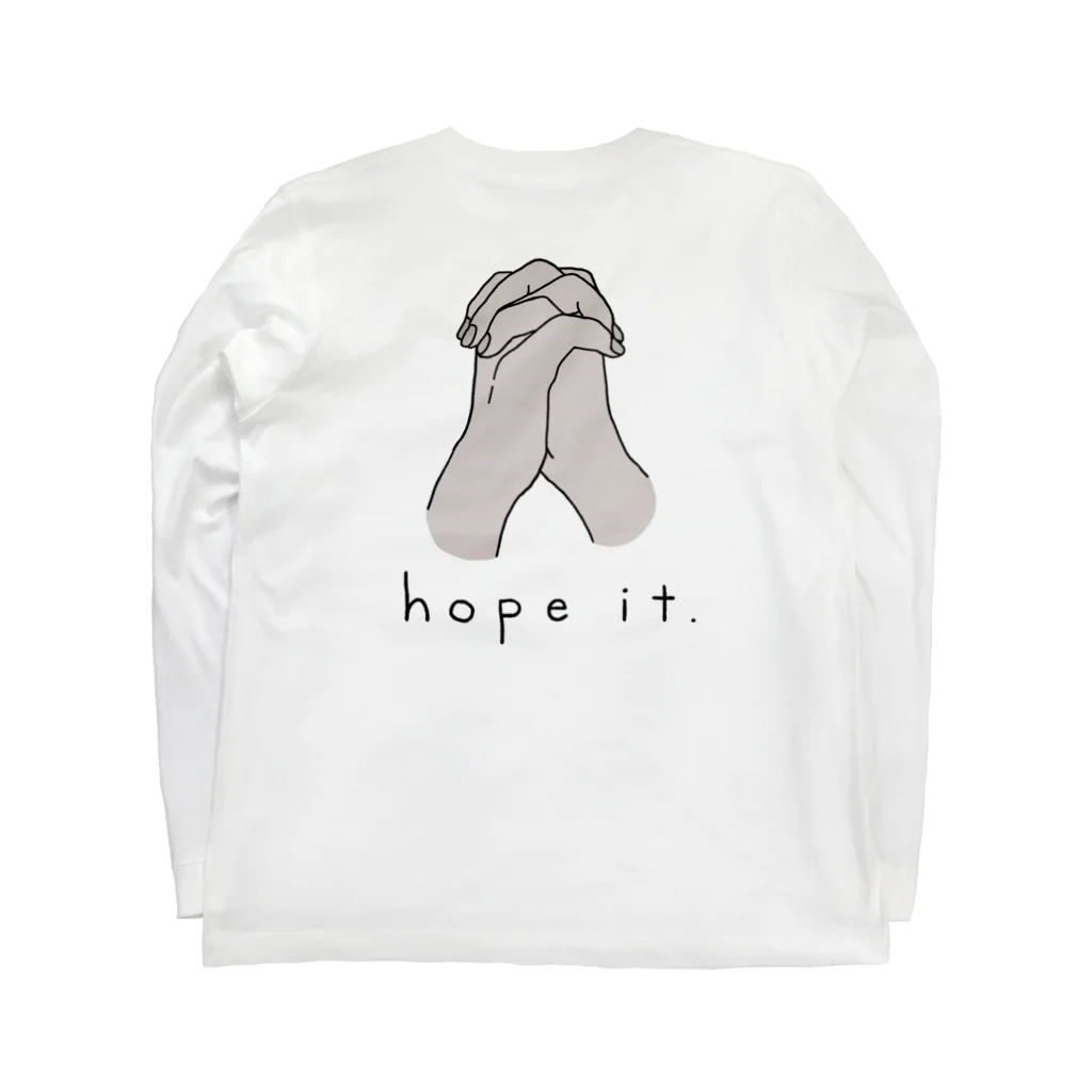 Hope It,のHope It, ロングスリーブTシャツの裏面