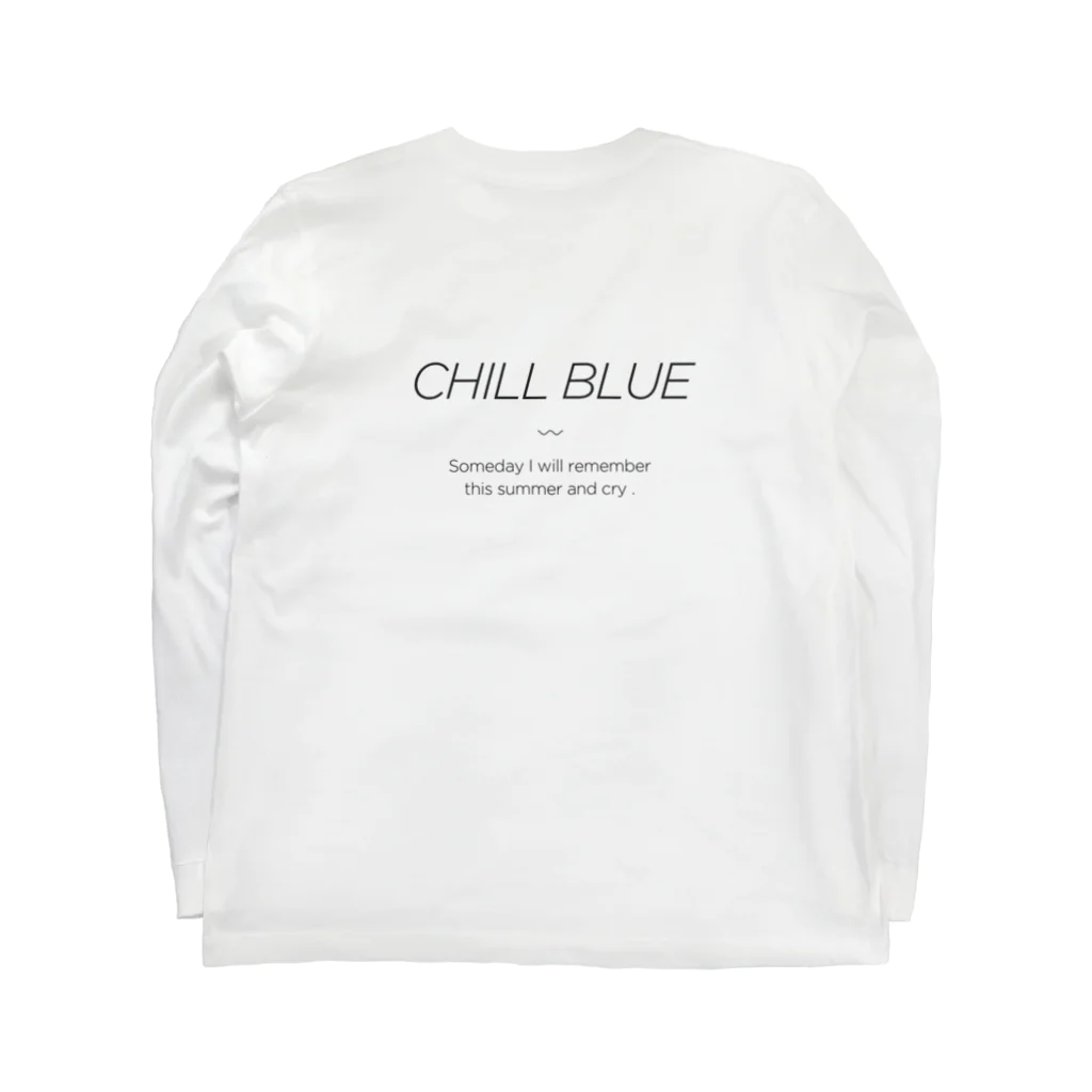 chillblueのCHILL BLUE Long Sleeve T-Shirt :back