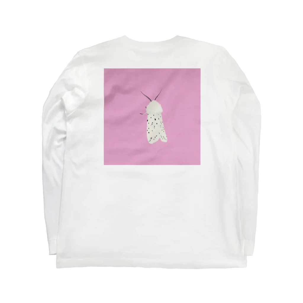 illust.nulのキハラゴマダラヒトリ Long Sleeve T-Shirt :back