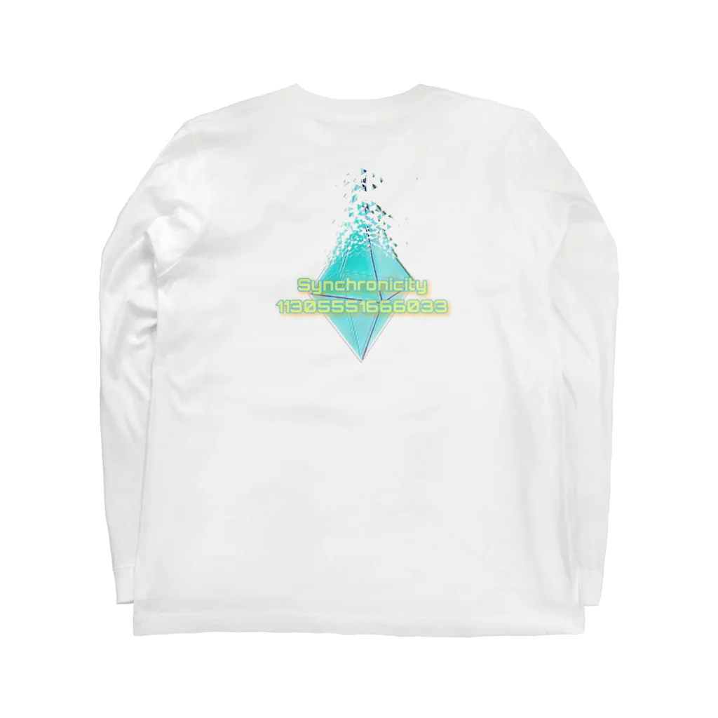 Aimurist の絵画的ピラミッドシステム崩壊 Long Sleeve T-Shirt :back