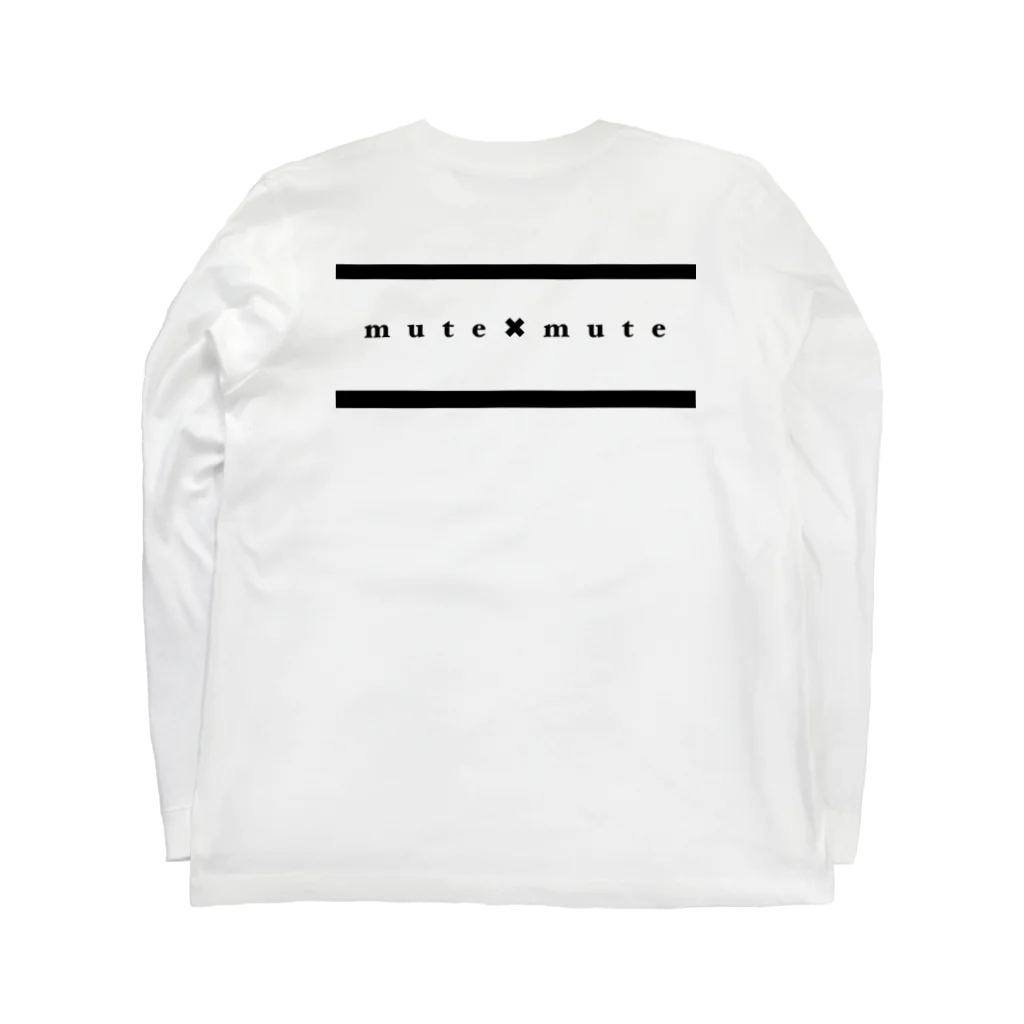 hetanakoのmute✖︎mute ロングスリーブTシャツの裏面