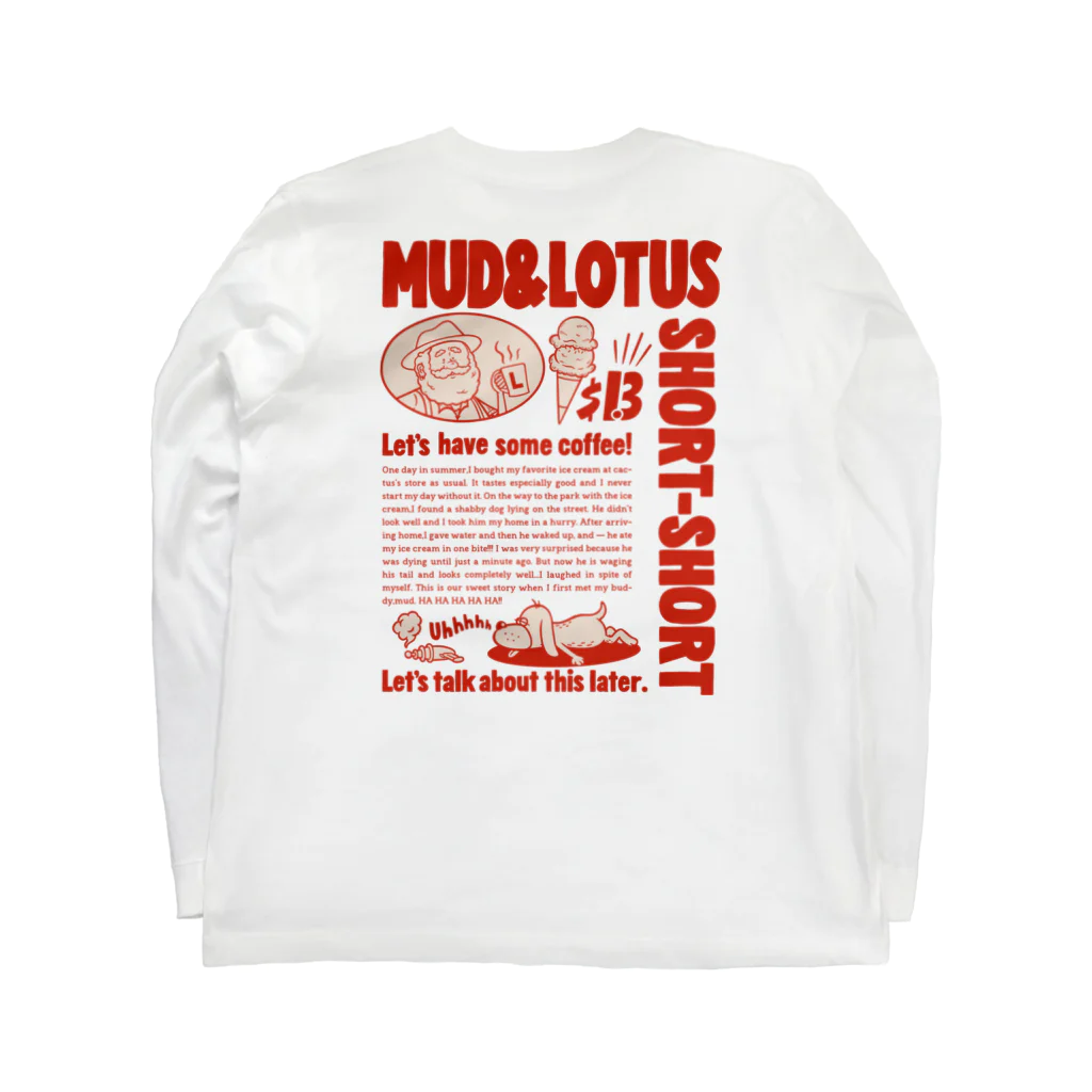 MUD AND LOTUSのSHORT-SHORT ロングスリーブTシャツの裏面