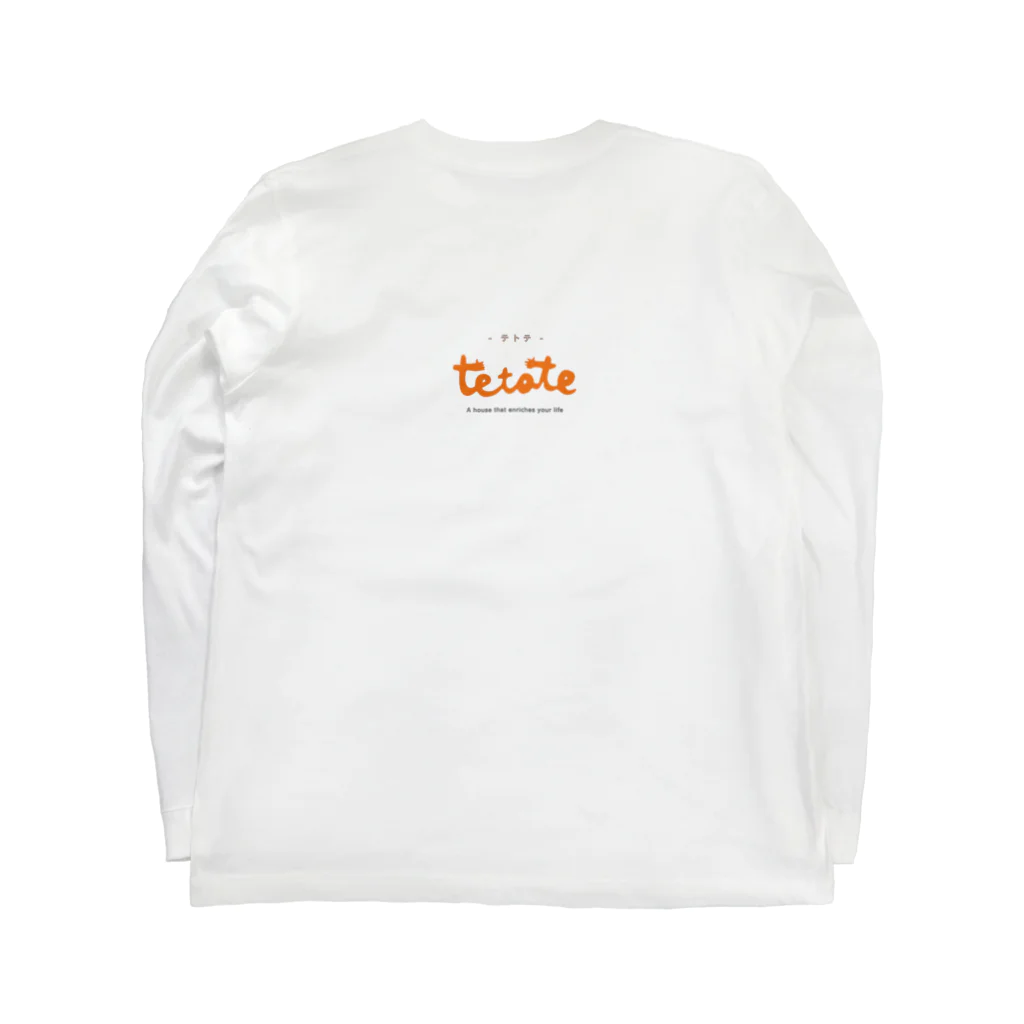 tetoteのあおいろ Long Sleeve T-Shirt :back