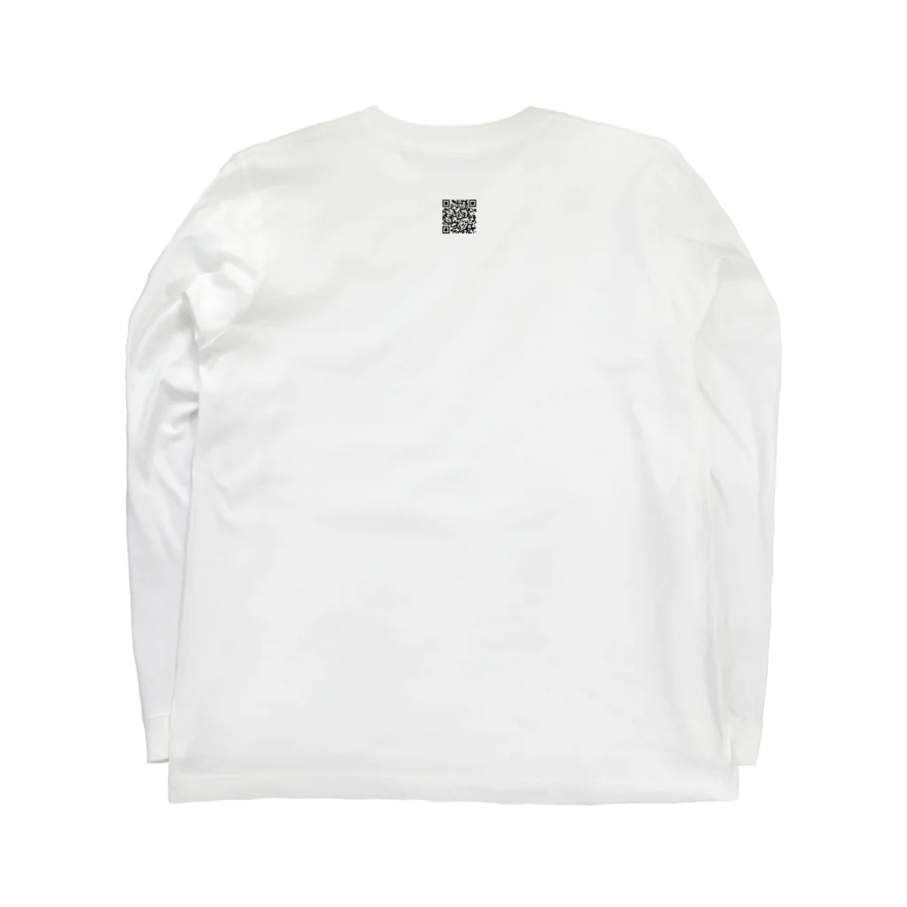 泥酔部のShirafu QRコード付 Long Sleeve T-Shirt :back