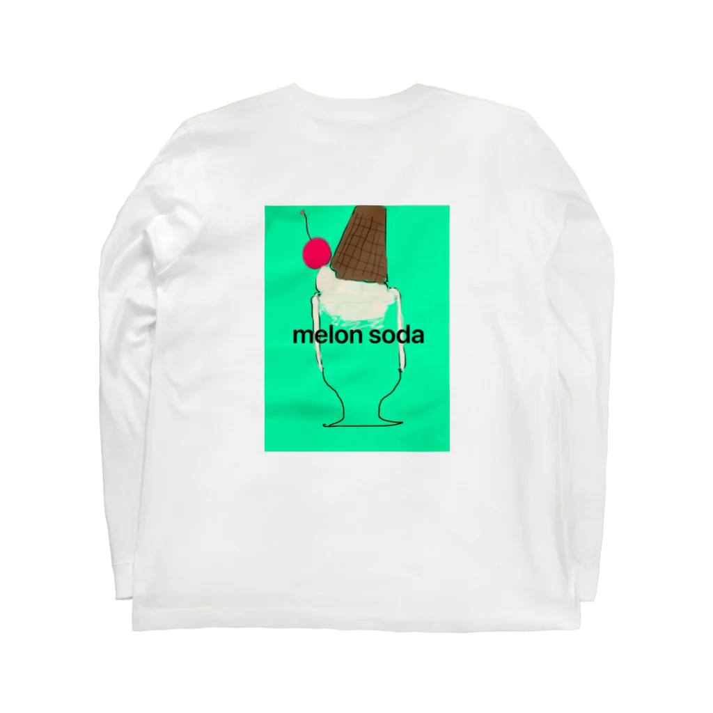 ODANのmelon soda Long Sleeve T-Shirt :back