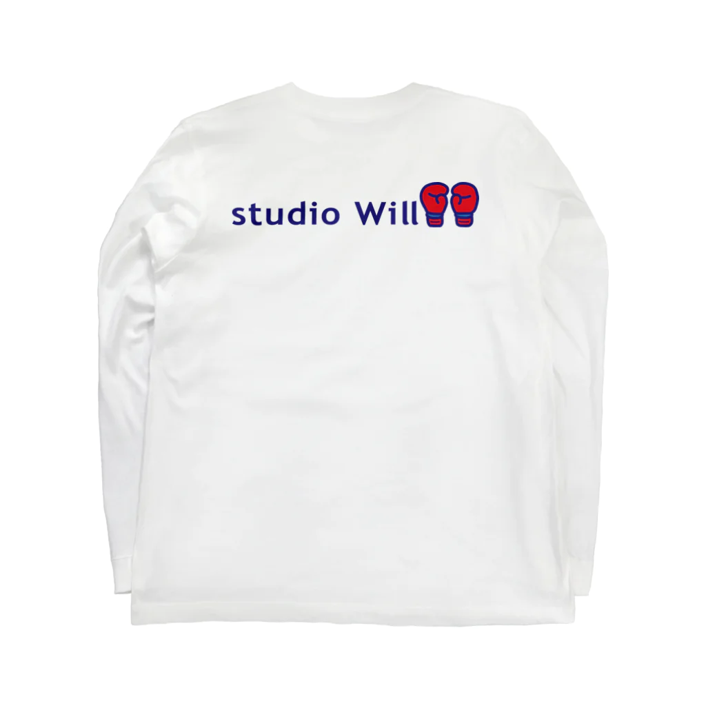 総合格闘技・フィットネス studio Willのstudio Will×INGRID ロングスリーブTシャツ_A1 ロングスリーブTシャツの裏面