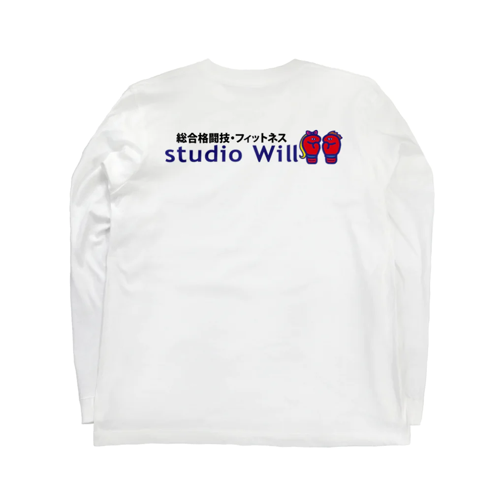 総合格闘技・フィットネス studio Willのstudio Will×INGRID ロングスリーブTシャツ_B2 ロングスリーブTシャツの裏面