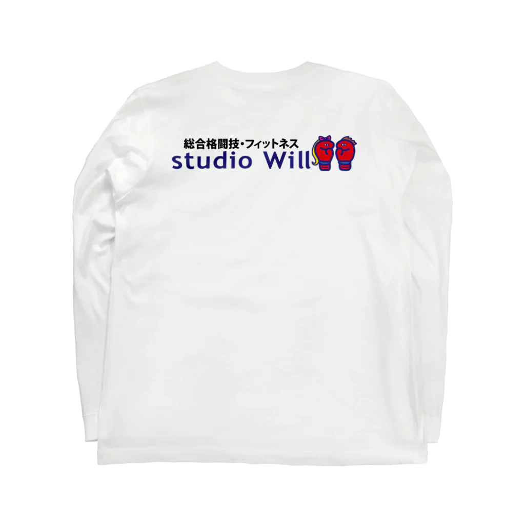 総合格闘技・フィットネス studio Willのstudio Will×INGRID カラフルロングスリーブTシャツ_A Long Sleeve T-Shirt :back