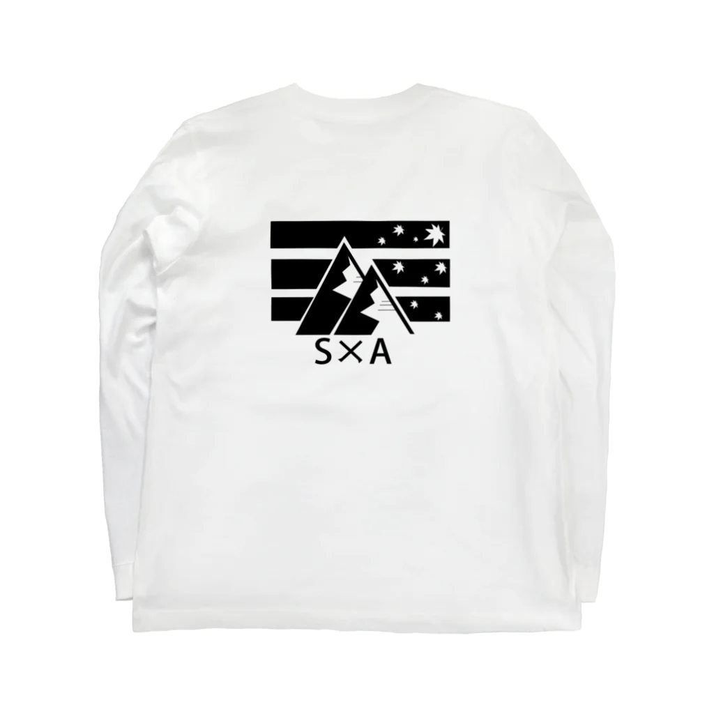 S×AのS×A　背面デザイン Long Sleeve T-Shirt :back
