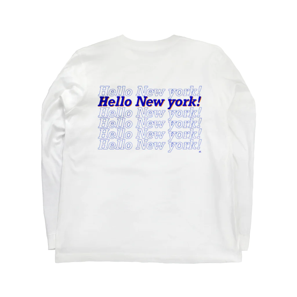 梅子のNYC ロングスリーブTシャツの裏面