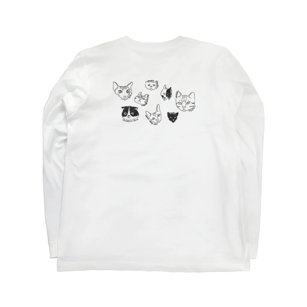 よもぎたけのこのcat breed(背) Long Sleeve T-Shirt :back