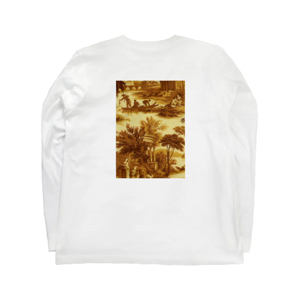 J. Jeffery Print Galleryのトワルドジュイ Toile de Jouy Long Sleeve T-Shirt :back