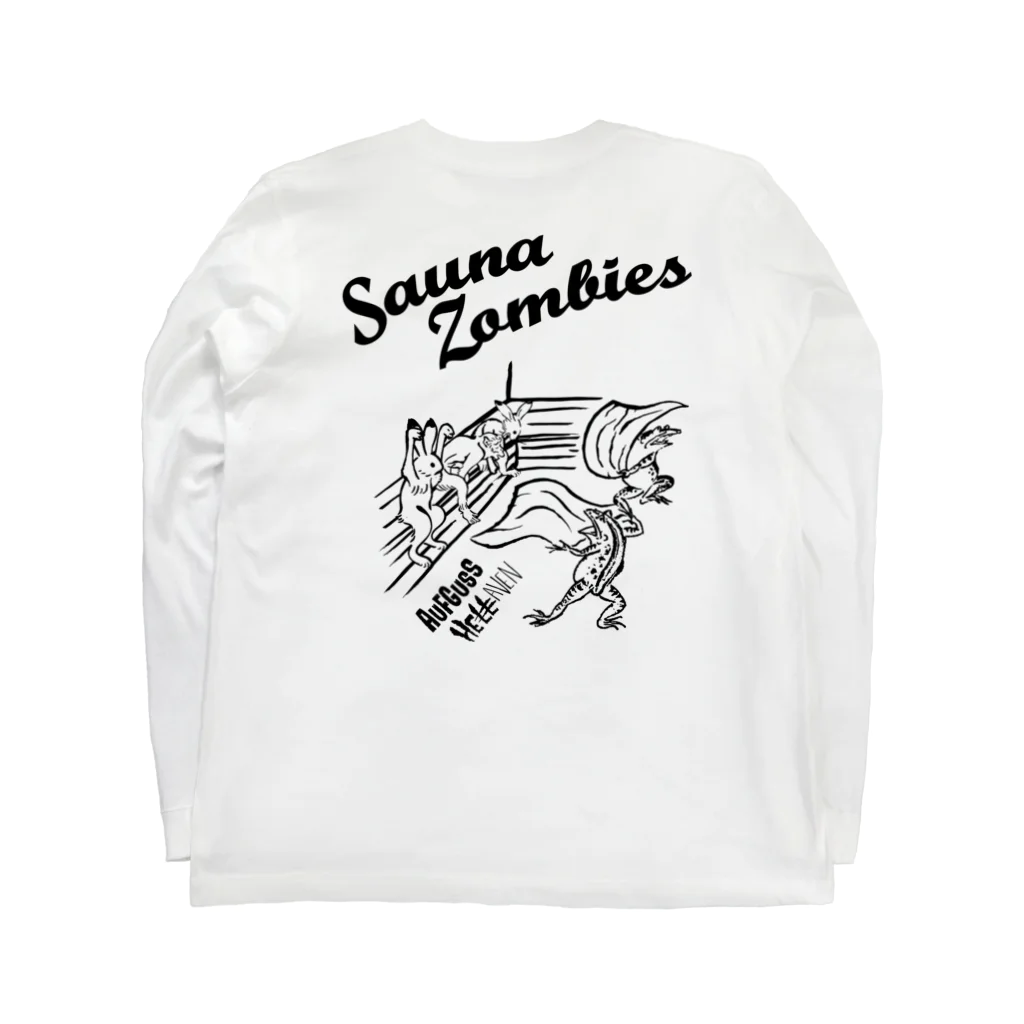 SAUNA ZOMBIESのSAUNA ZOMBIES -アウフギーガ LONG SLEEVE T - 롱 슬리브 티셔츠の裏面