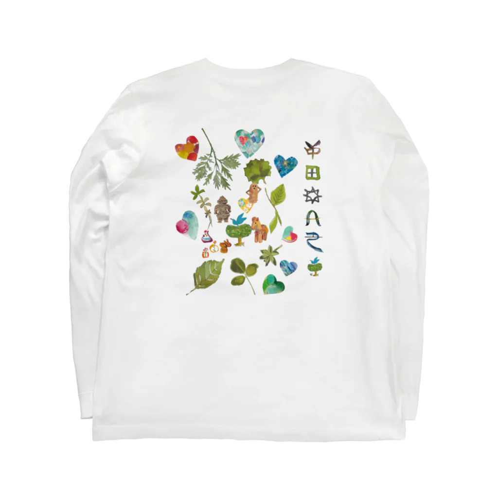 WAMI ARTのユカコさんの『トの教ゑ』 Long Sleeve T-Shirt :back