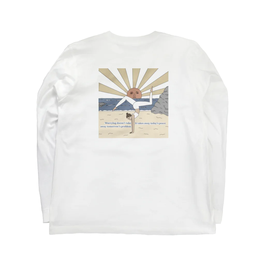 Cheeseart (Chi)のPeaceful Mind Tシャツ ロングスリーブTシャツの裏面