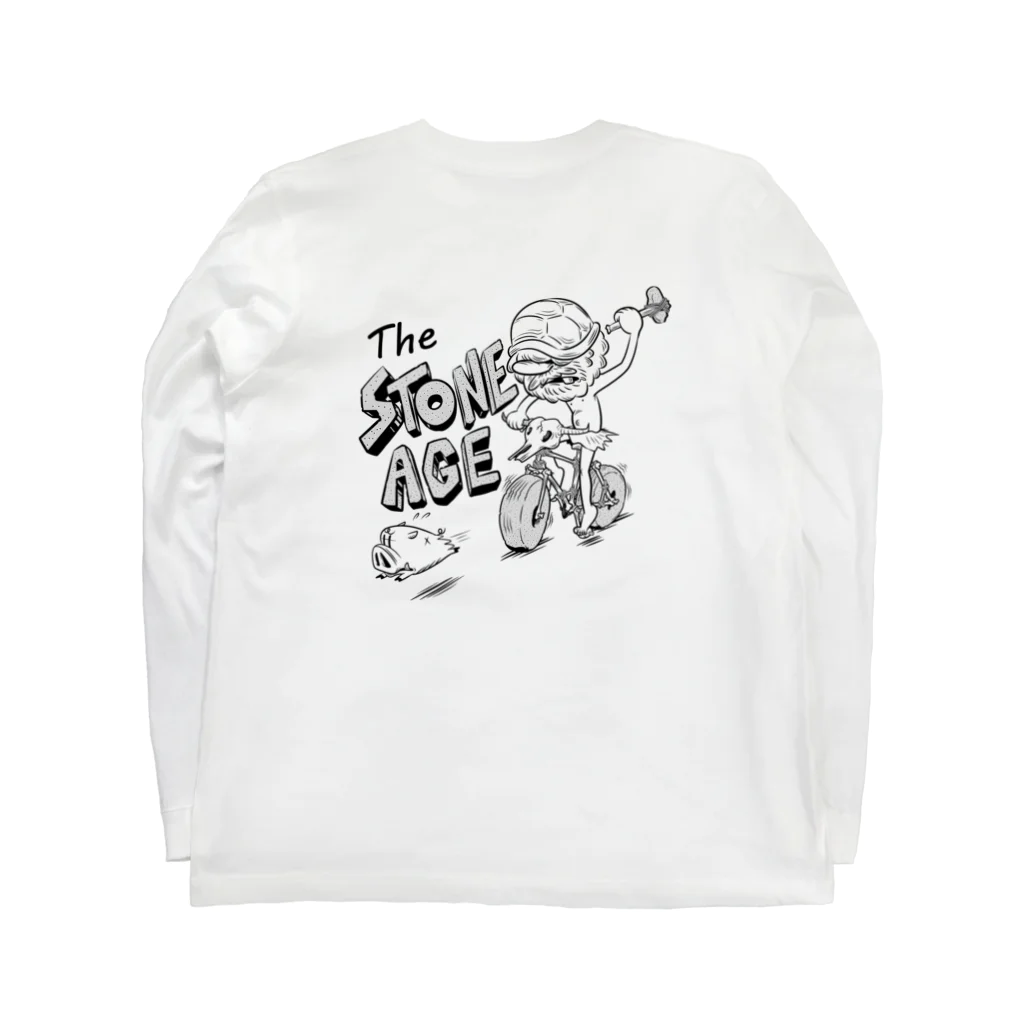 nidan-illustrationの"The STONE AGE" #2 Long Sleeve T-Shirt :back