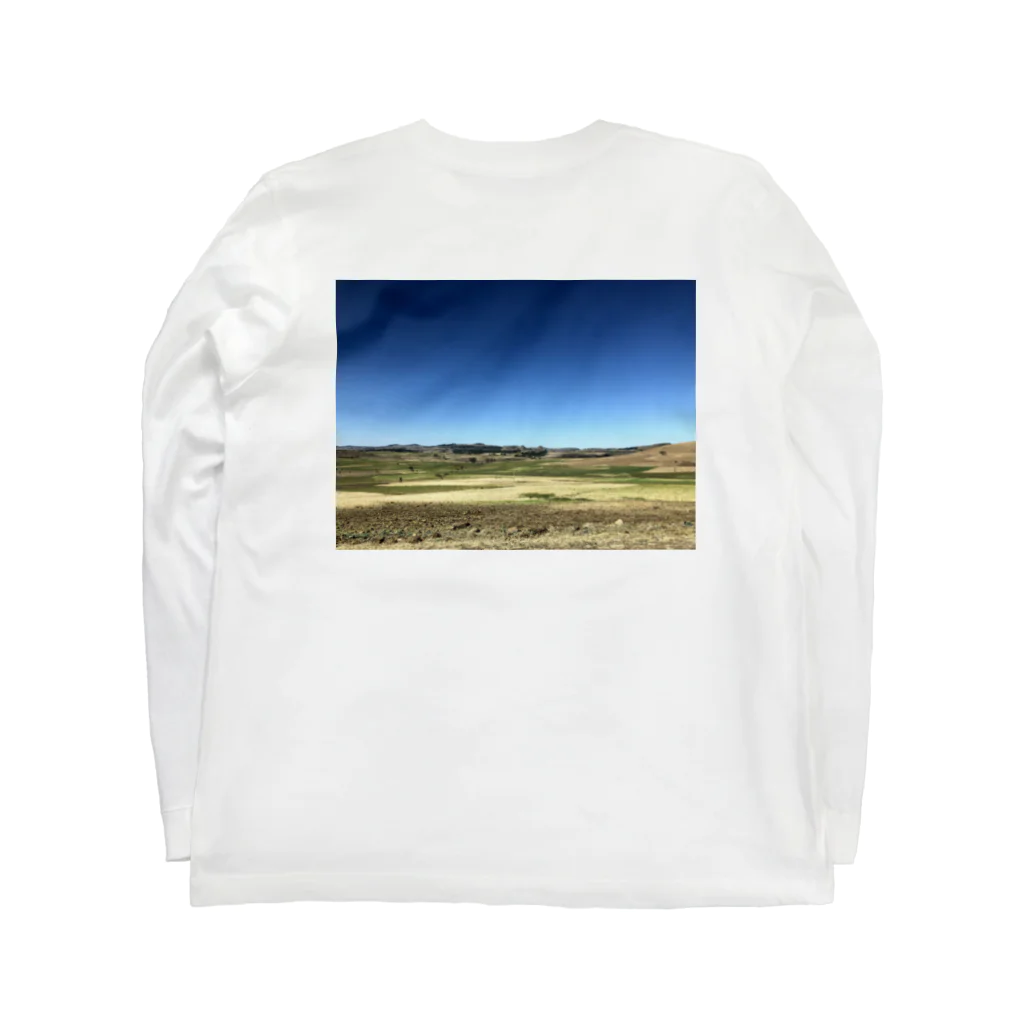 羽化登仙のエチオピア車窓 Long Sleeve T-Shirt :back