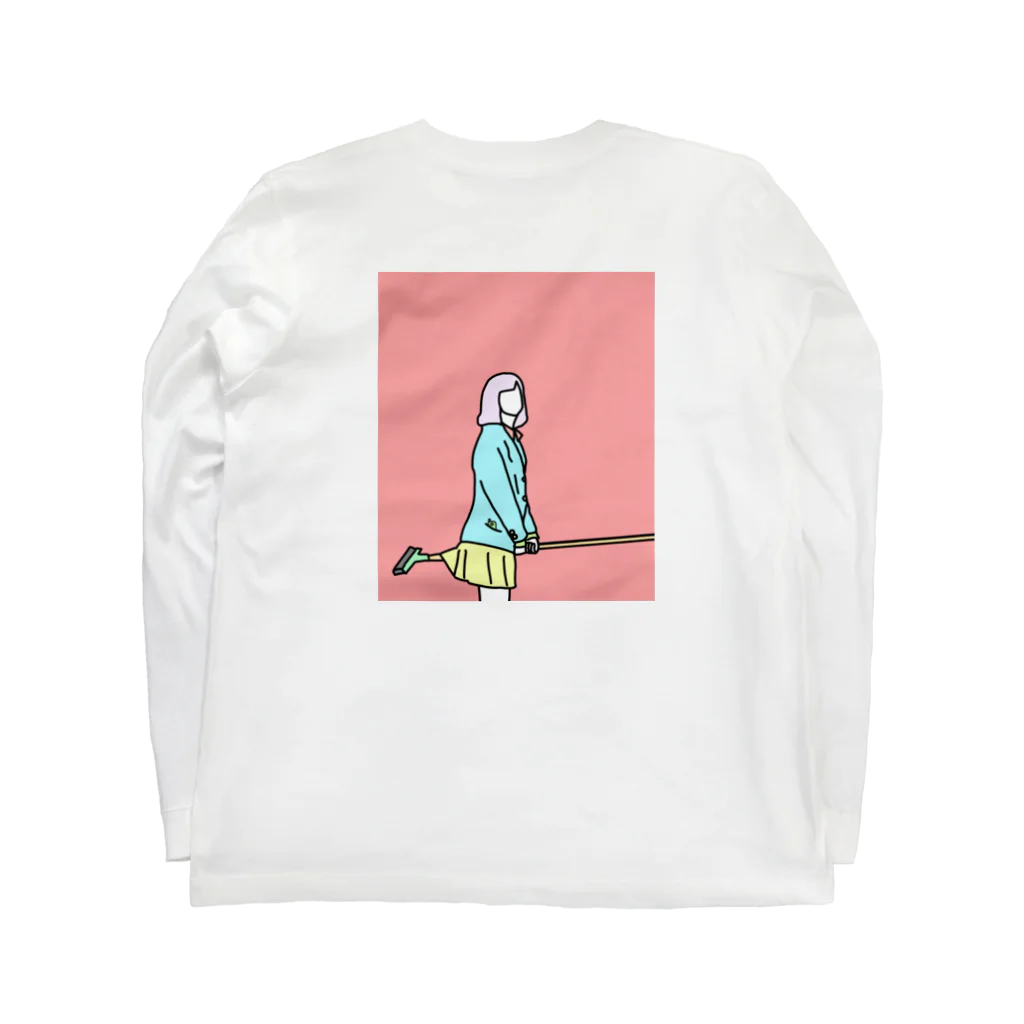 ハヤトのCherry pie for high school girl ロングスリーブTシャツの裏面