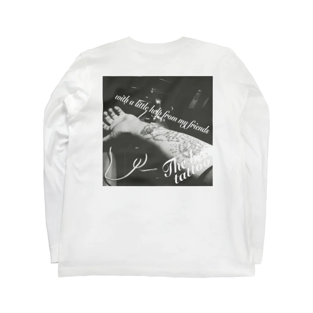 地ビールのタトゥー Long Sleeve T-Shirt :back