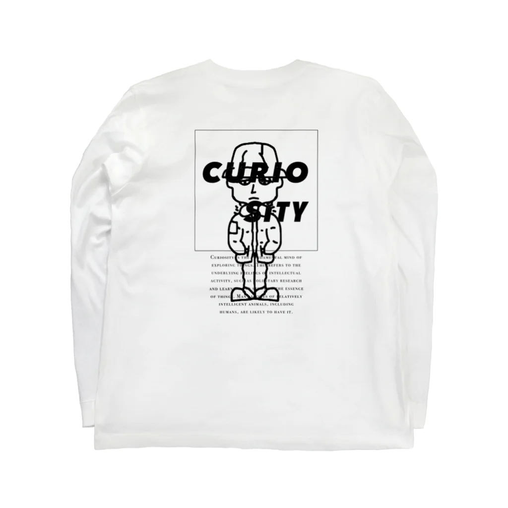 1_8_kzyのCuriosity ロングTシャツ Long Sleeve T-Shirt :back