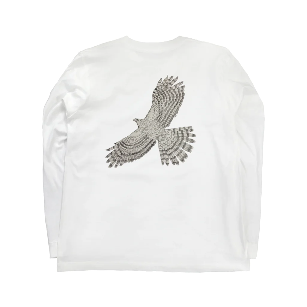 Coshi-Mild-Wildのクーパーハイタカ Long Sleeve T-Shirt :back