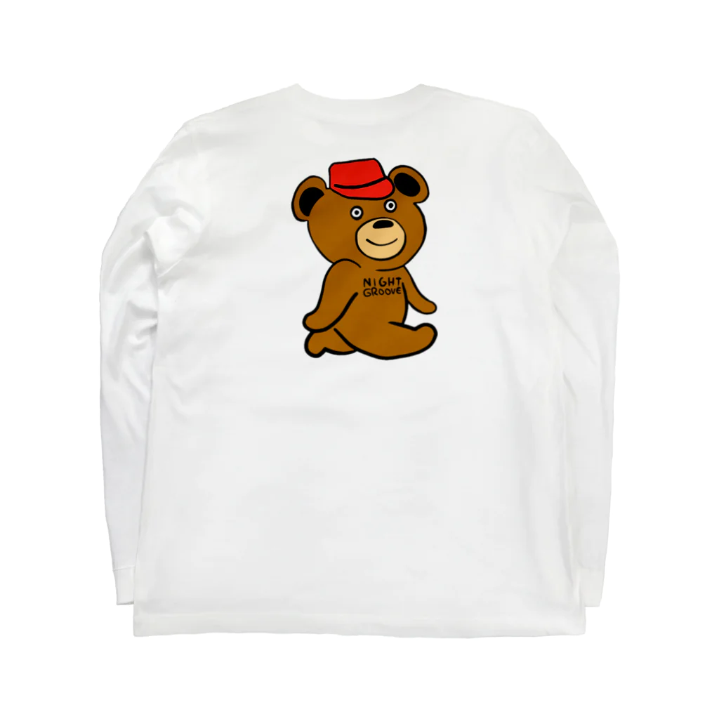 NIGHT GROOVEのNIGHT GROOVE "Bear Kid" ロングスリーブTシャツの裏面