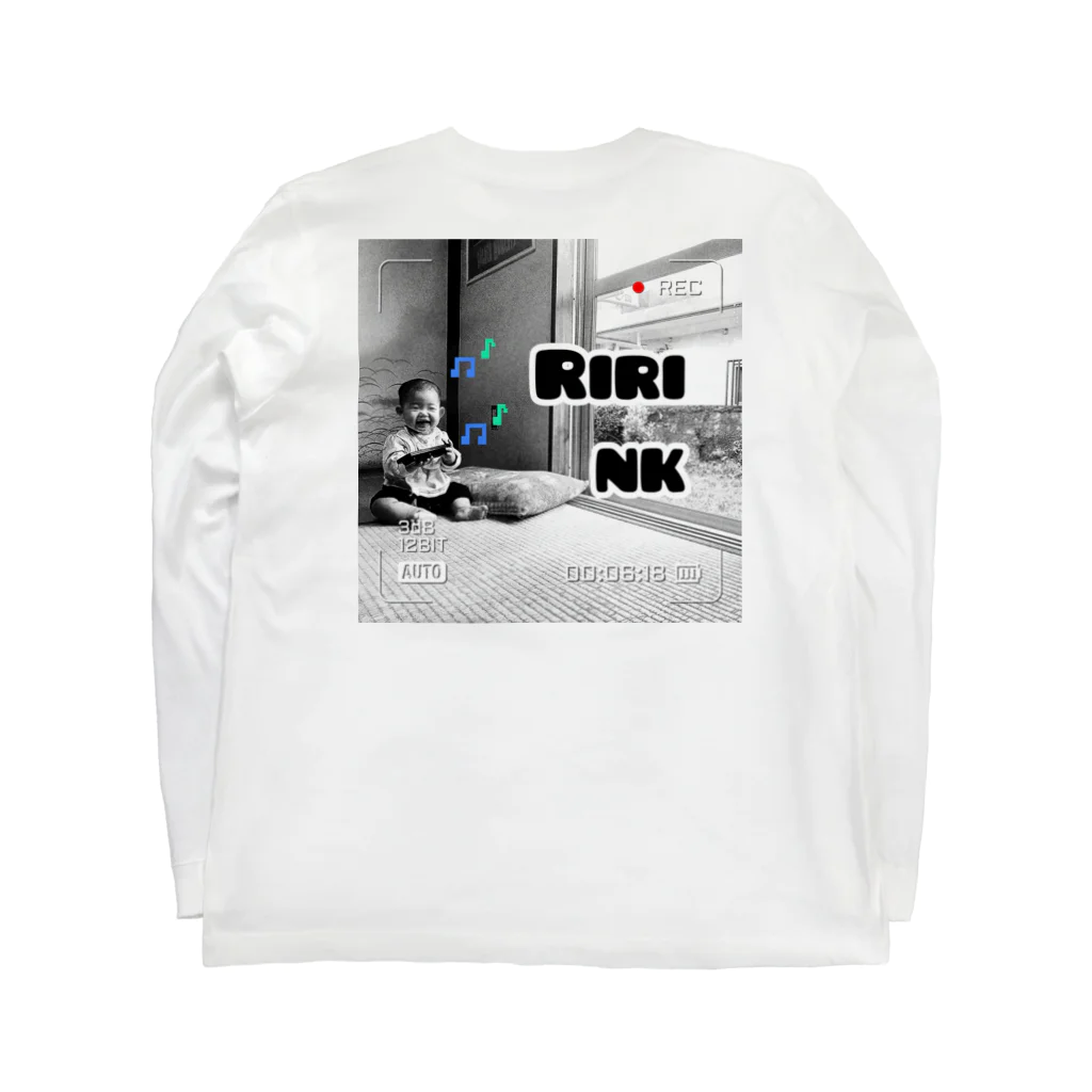 天パ建設代表ナカハラのRiri's T 2nd ロングスリーブTシャツの裏面