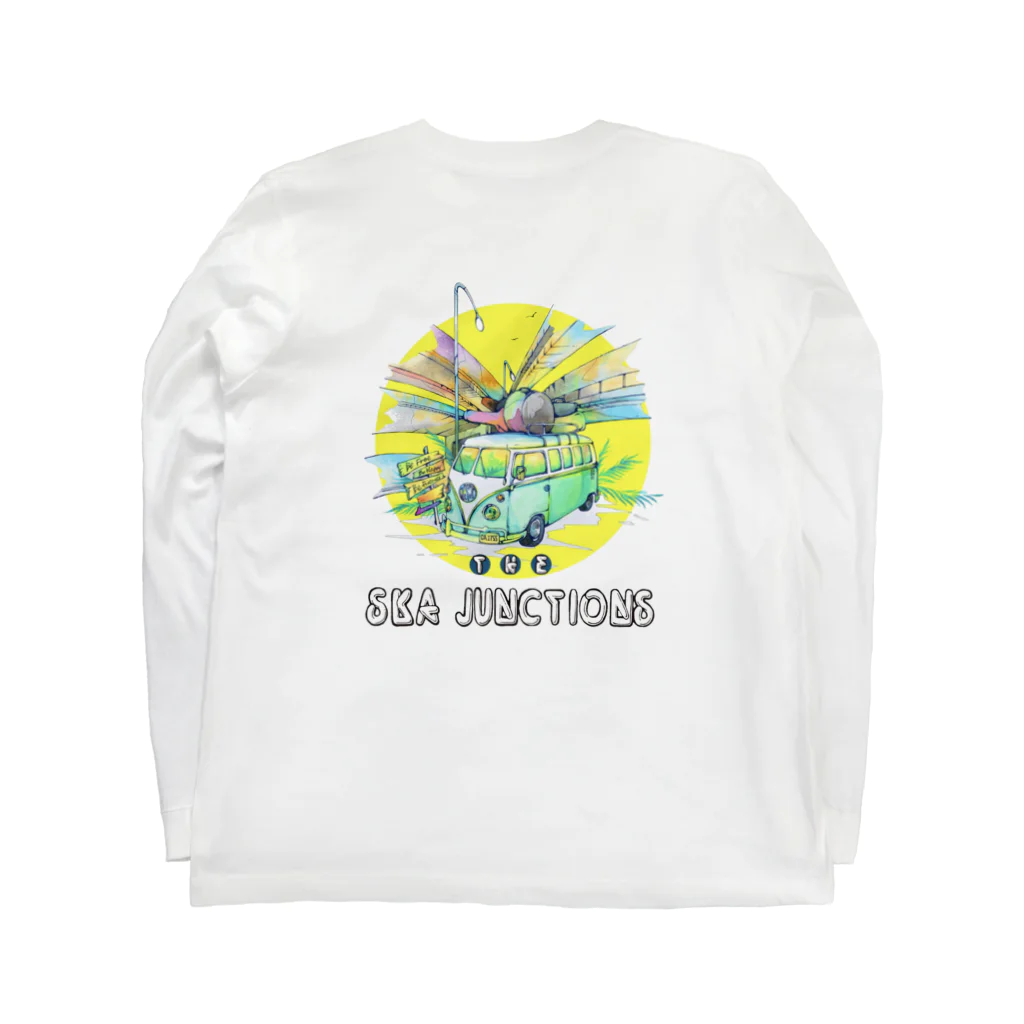 THE SKA JUNCTIONSのGOOD LUCK！パロット Long Sleeve T-Shirt :back