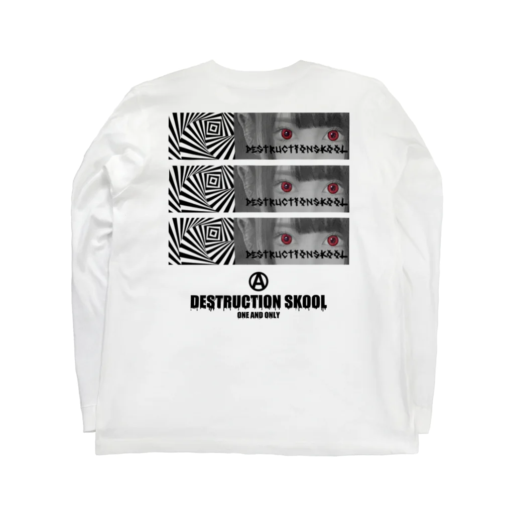 DESTRUCTIONSKOOL分校 購買部の真夜中冥途遊戯 ver.2.0 Long Sleeve T-Shirt :back