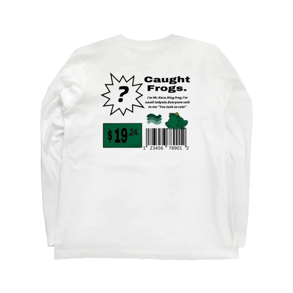Caught Frogs®︎のCaught frogs ロンT ロングスリーブTシャツの裏面