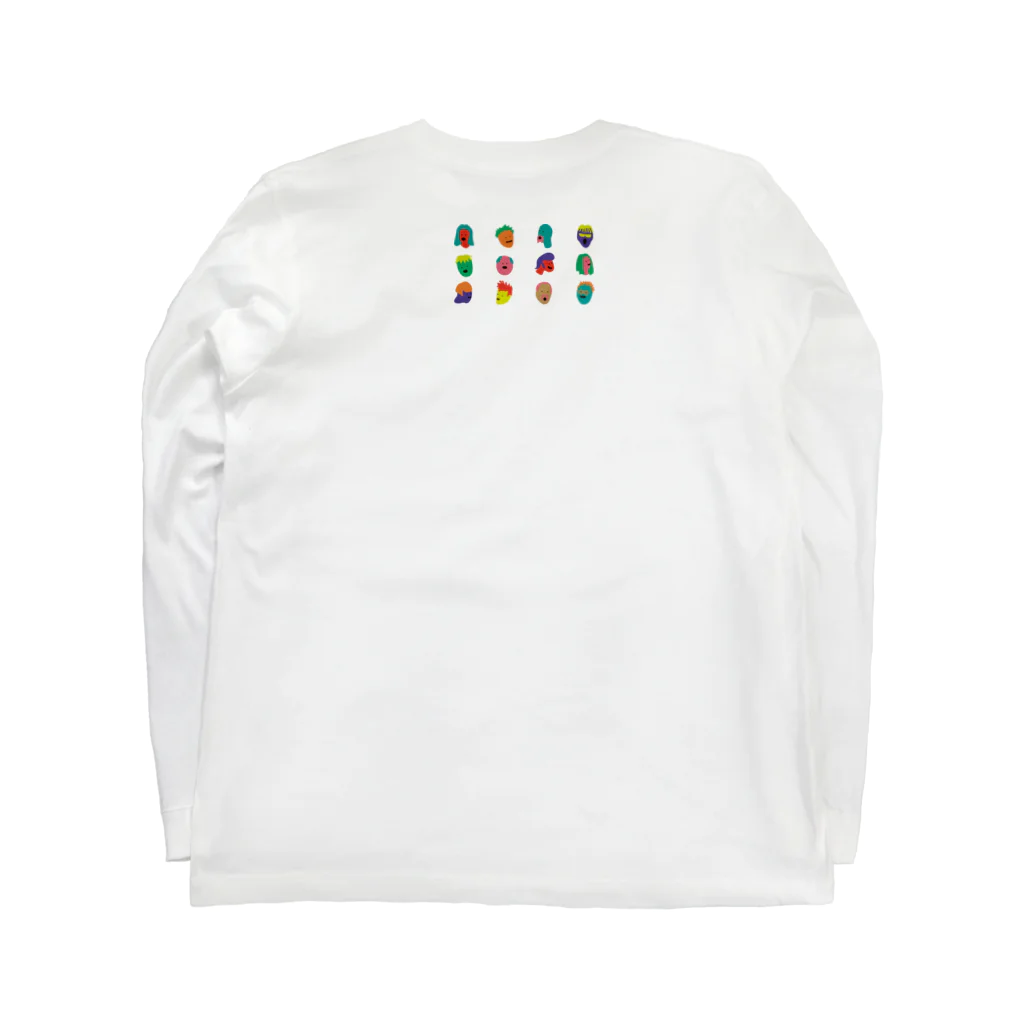 Ou !shidaのOu !shida Long Sleeve T-Shirt :back