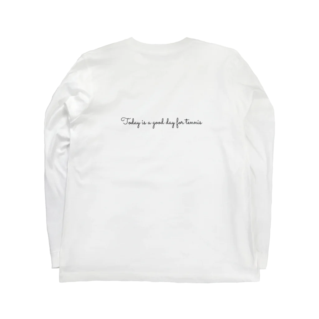 suzuka eのテニスベア Long Sleeve T-Shirt :back