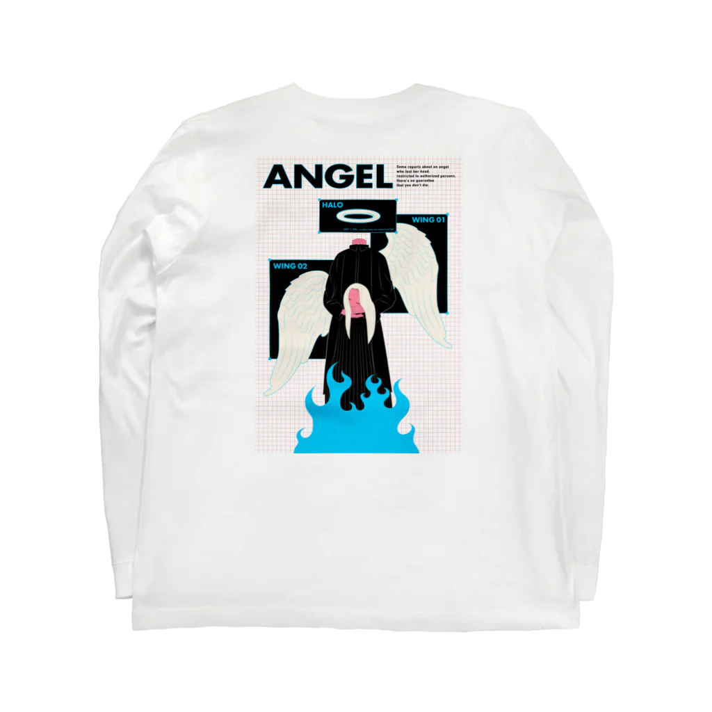 フタガミ ハルキミのANGEL ロングスリーブTシャツの裏面