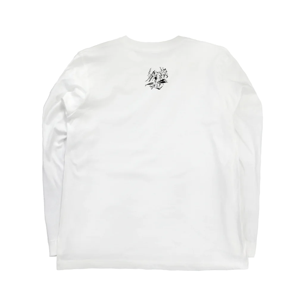 尾崎の1万年栄えた都の轍 Long Sleeve T-Shirt :back