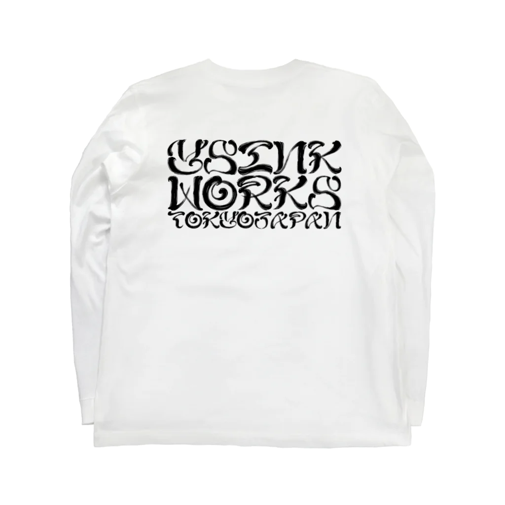 Y's Ink Works Official Shop at suzuriのY's Lettering T ロングスリーブ 롱 슬리브 티셔츠の裏面