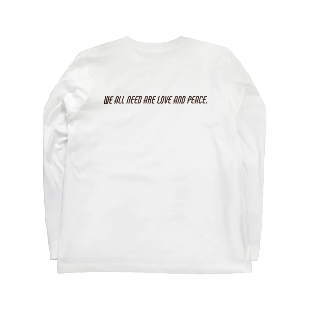 マルエムの愛と平和　-ラプアンドピース- Long Sleeve T-Shirt :back