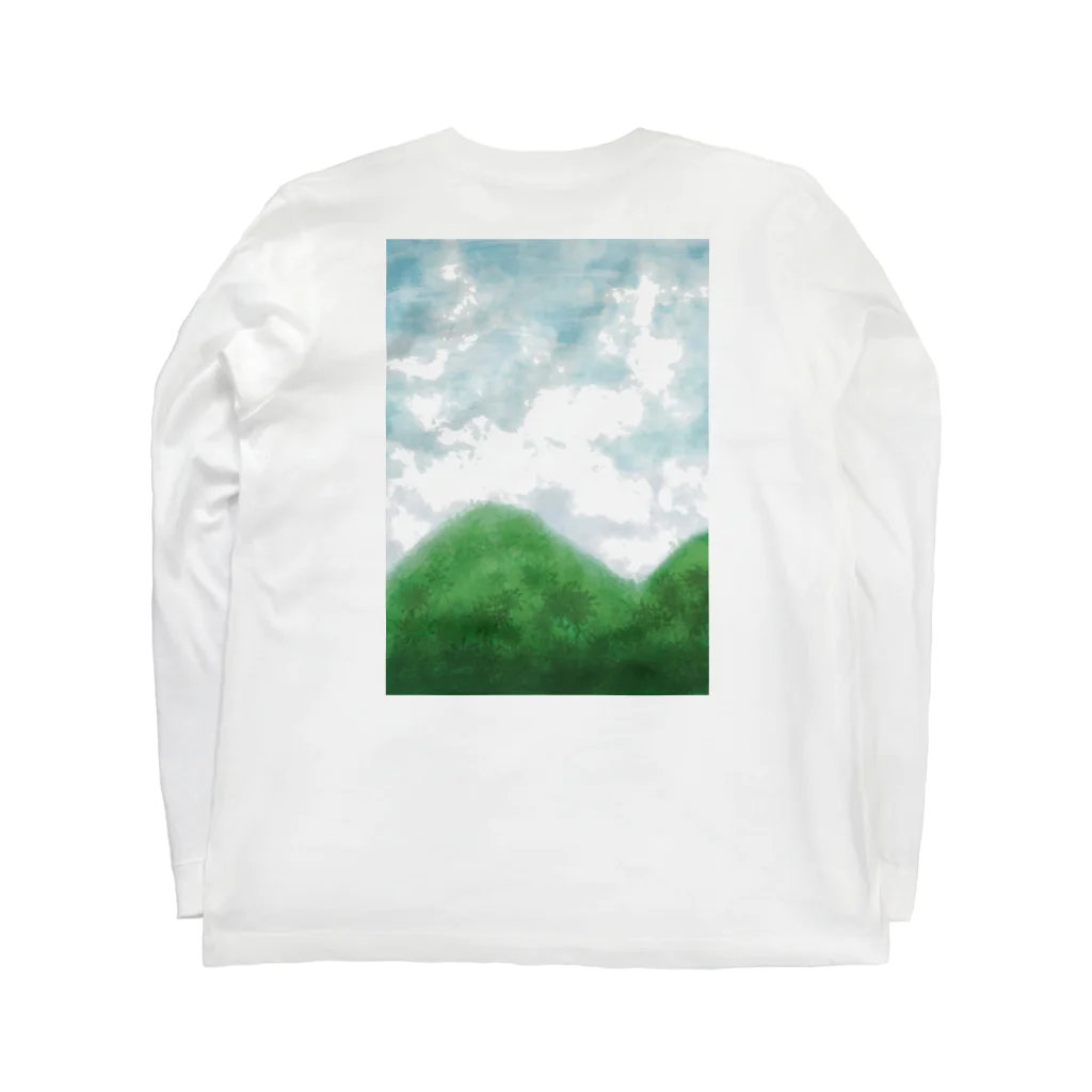 AkironBoy's_Shopの精霊の霧山 ロングスリーブTシャツの裏面