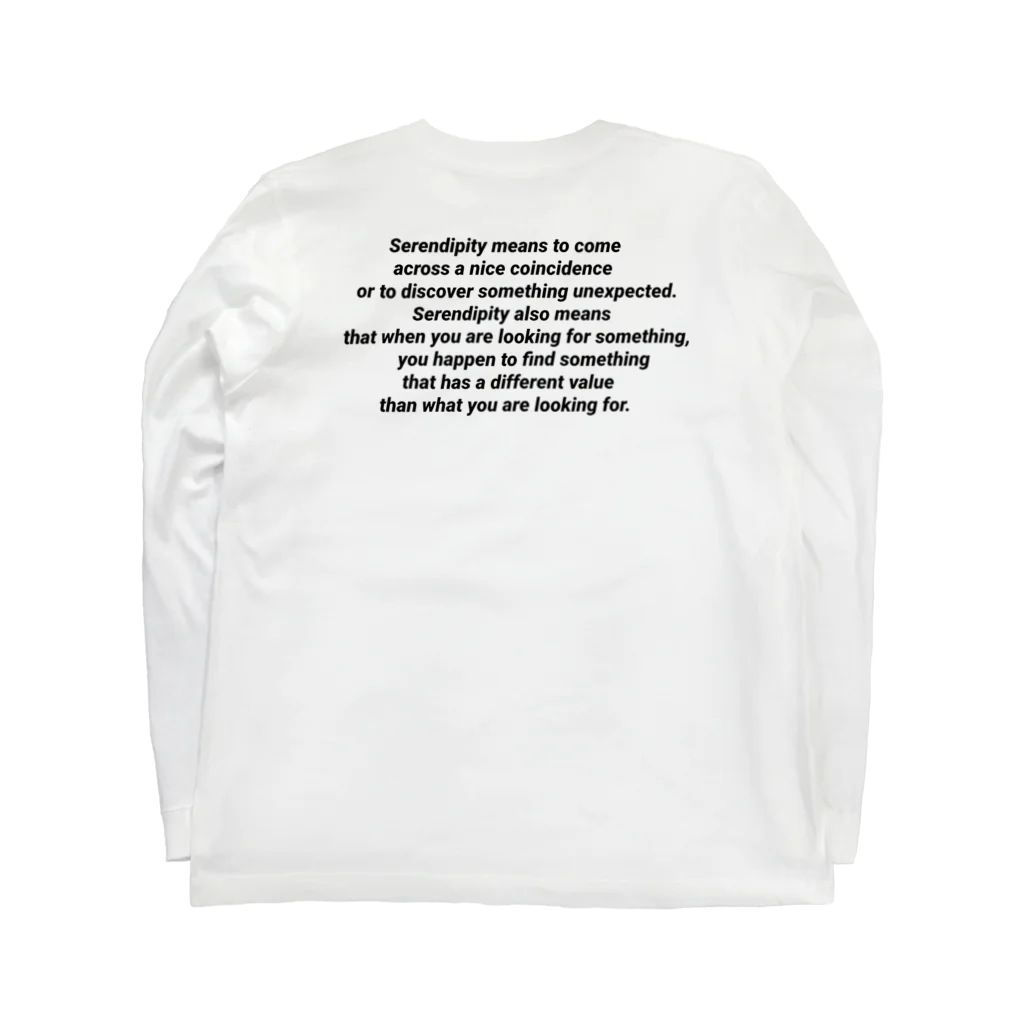 SerendipityのSerendipity Logo Longsleeve / White ロングスリーブTシャツの裏面