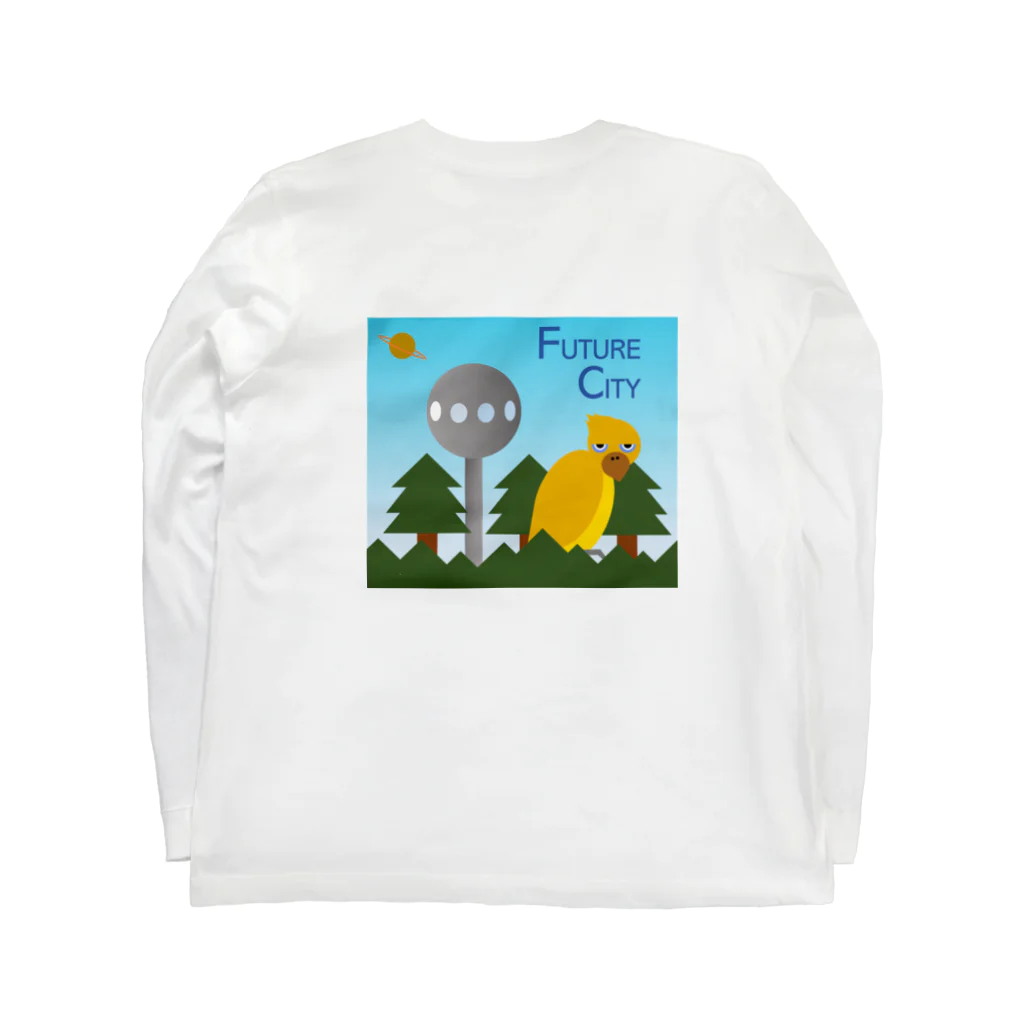 ピアンポン -phangpon-のFUTURE CITY(FOREST) ロングスリーブTシャツの裏面