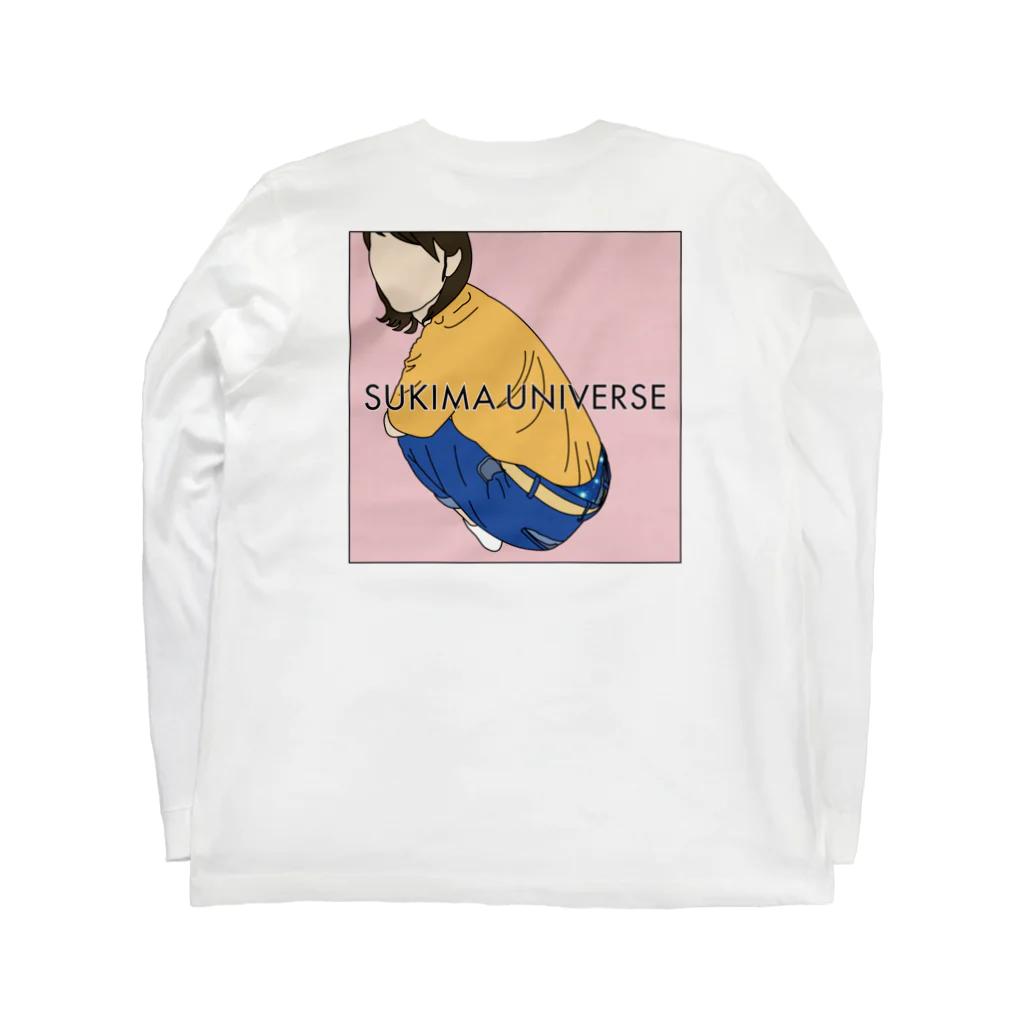 森田GMのSUKIMA UNIVERSE 腰 ロングスリーブTシャツの裏面