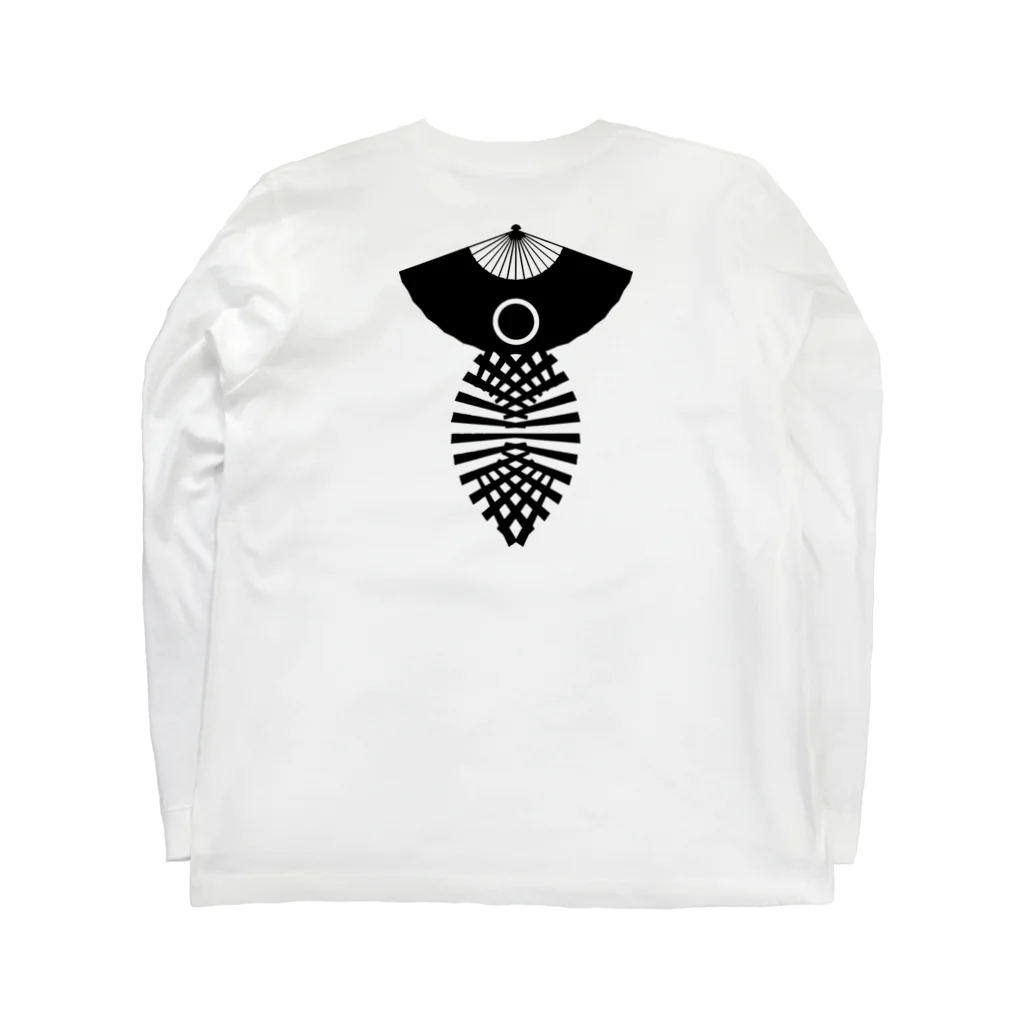 RMk→D (アールエムケード)の逆扇  Long Sleeve T-Shirt :back