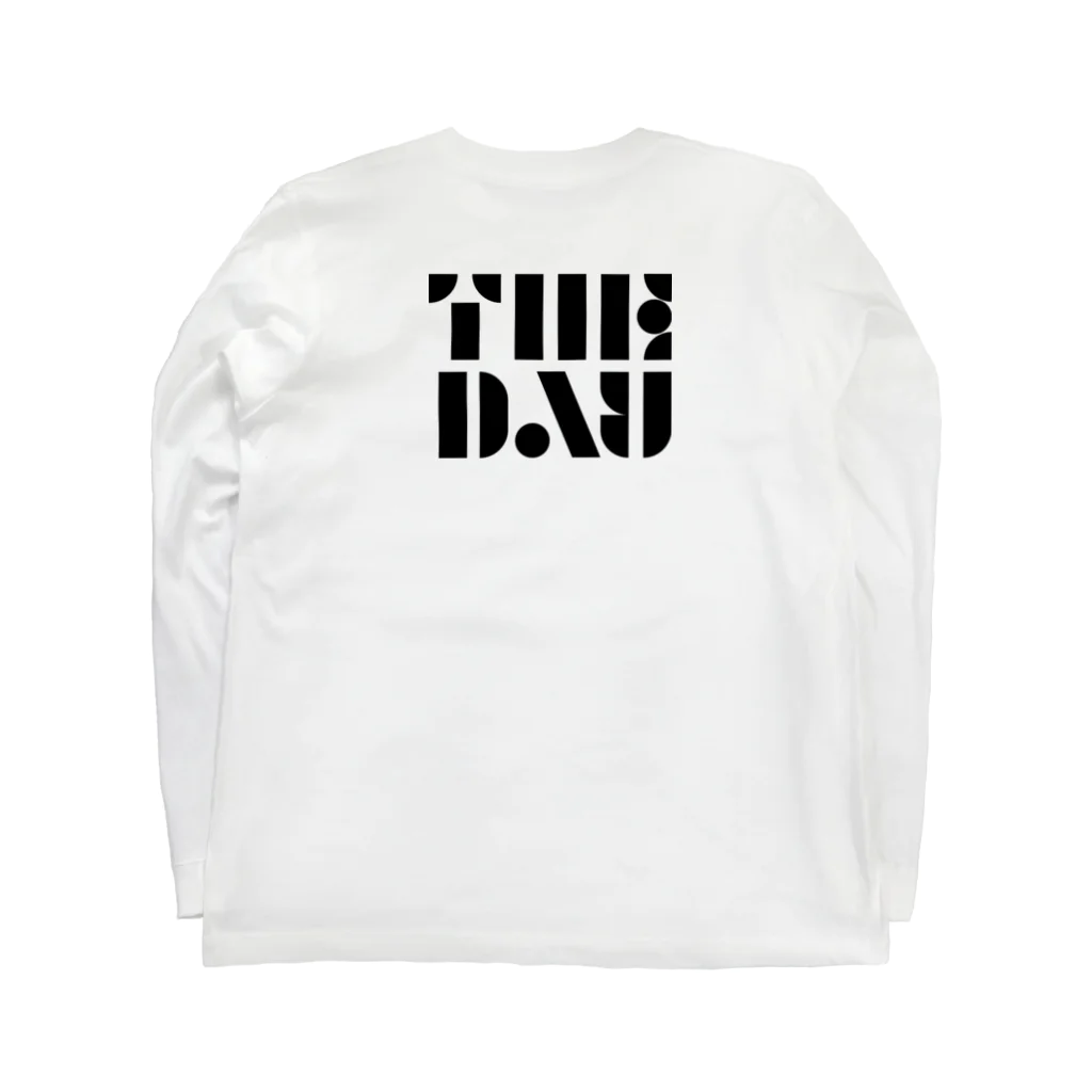 THE DAYのTHE DAY スタンダードロゴ02 Long Sleeve T-Shirt :back